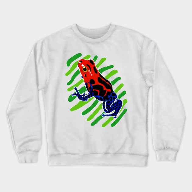 Dart frog Crewneck Sweatshirt by Shyflyer